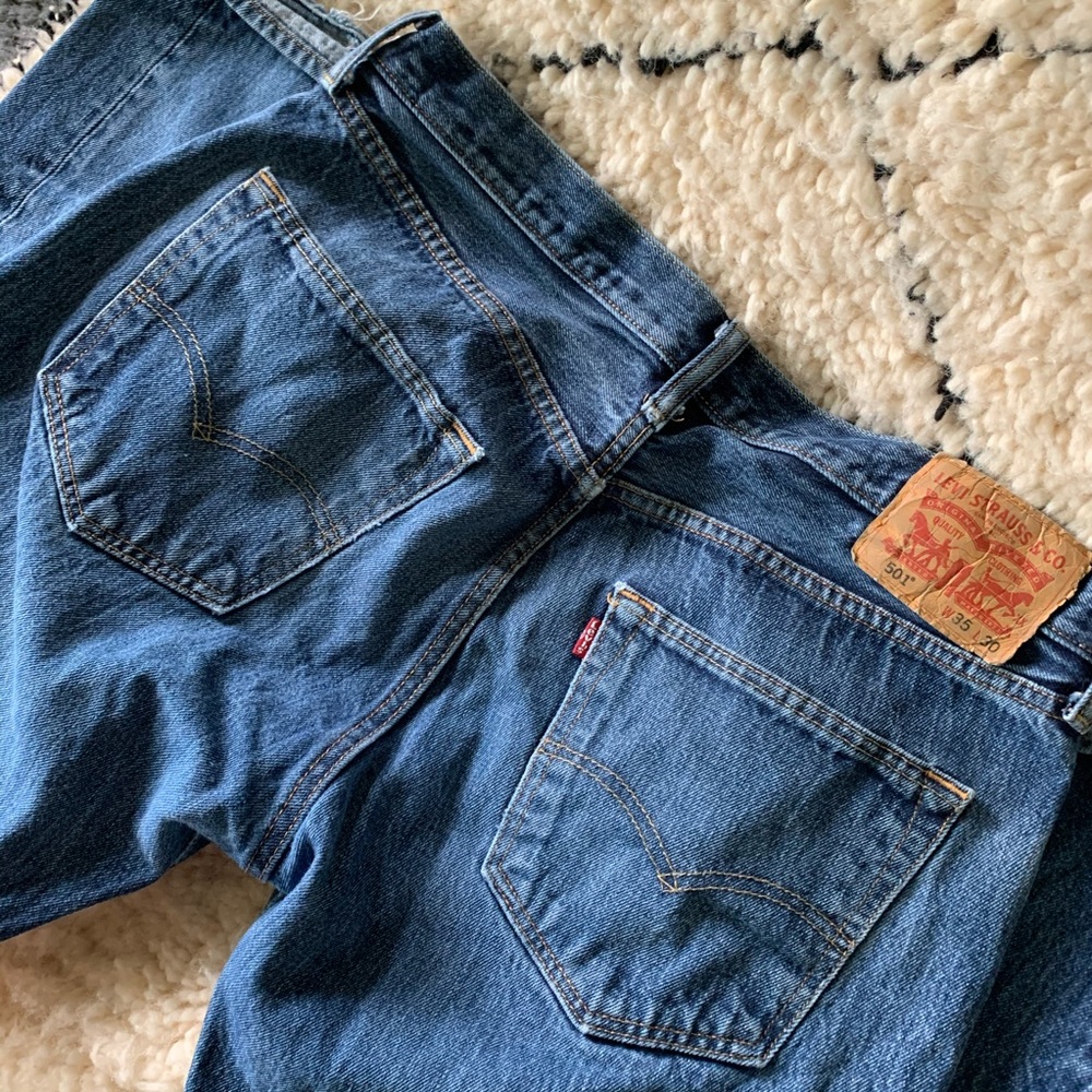 Vintage 501s - boyfriend jeans!